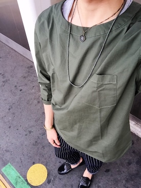 「ability（アビリティ）のアイテム（アクセサリー）」を使った、さとしさん（メンズ・180cm）の夏コーディネート