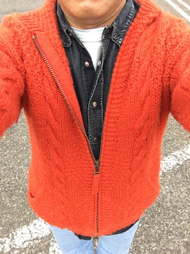 「45R（フォーティファイブアール）のアイテム（ダッフルコート）」を使った、さださん（メンズ・165cm）の冬コーディネート