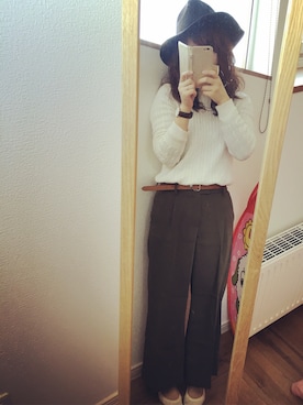 「Daniel Wellington」｜marchiさん（レディース・158cm）の冬コーディネート