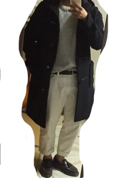 「JOURNAL STANDARD relume（ジャーナルスタンダード　レリューム）のアイテム（ダッフルコート）」を使った、shi.さん（レディース・160cm）の冬コーディネート