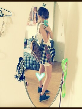 ☆rie☆さん（レディース・160cm）の夏コーディネート