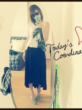 ☆rie☆さん（レディース・160cm）の夏コーディネート