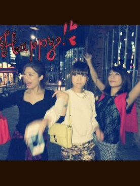 「ROSE BADのアイテム（Tシャツ/カットソー、ホワイト系）」を使った、☆rie☆さん（レディース・160cm）の秋コーディネート