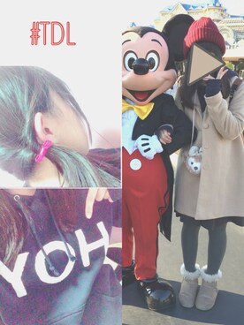 「TDL」｜「アイテム（その他アウター）」を使った、ななさん（レディース・162cm）の春コーディネート