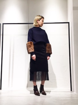 RINAさん（レディース・164cm）の冬コーディネート