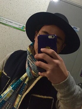 「アイテム（ダウンベスト、その他）」を使った、simplysundayさん（メンズ・168cm）の冬コーディネート