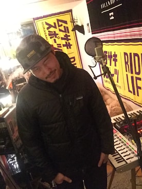 「BURTON（バートン）のアイテム（キャップ）」を使った、Interpreterさん（メンズ・174cm）の冬コーディネート