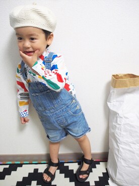 「teva風」｜towapiさん（キッズ・90cm）の春コーディネート