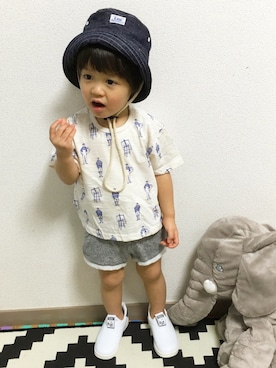 towapiさん（キッズ・90cm）の春コーディネート