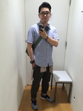 「Nike flyknit」｜佐治さん（メンズ・170cm）の夏コーディネート