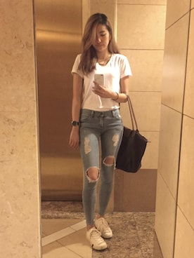 Ashley Soo.さん（レディース・165cm）の秋コーディネート