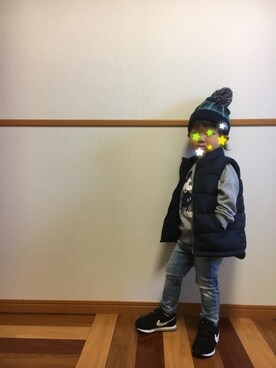 y&y(*˘︶˘*).｡.:*♡さん（キッズ・90cm）の冬コーディネート