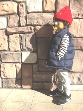 y&y(*˘︶˘*).。.:*♡さん(キッズ・90cm)の冬コーディネート