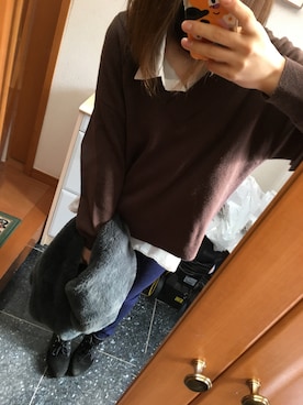 MEさん(レディース・160cm)の冬コーディネート