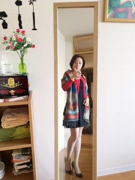 「NATURE（ナチュール）のアイテム」を使った、マイちゃんさん（レディース・156cm）の秋コーディネート