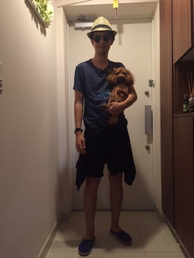 「アイテム（その他アウター）」を使った、Ryusukeさん（メンズ・171cm・20代）の夏コーディネート