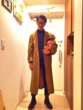 「アイテム（その他アウター）」を使った、Ryusukeさん（メンズ・171cm・20代）の秋コーディネート