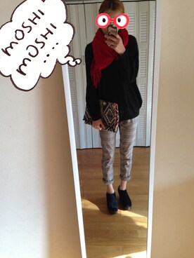 A子さん（レディース・160cm）の冬コーディネート