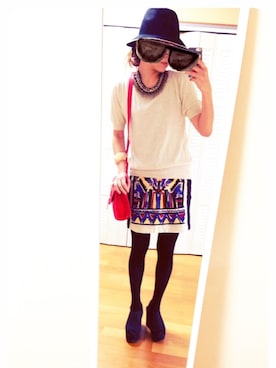 「ショルダーBAG」｜A子さん（レディース・160cm）の春コーディネート