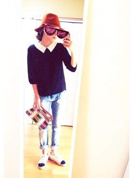 A子さん（レディース・160cm）の春コーディネート