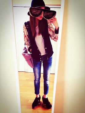 A子さん（レディース・160cm）の春コーディネート