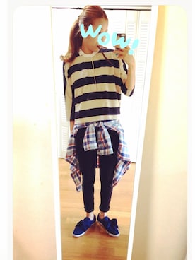 A子さん（レディース・160cm）の秋コーディネート