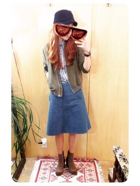 A子さん（レディース・160cm）の冬コーディネート