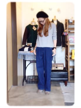 A子さん（レディース・160cm）の冬コーディネート