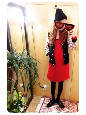 A子さん（レディース・160cm）の冬コーディネート