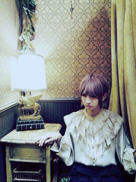 「Grimoire（グリモワール）のアイテム」を使った、LEOさん（メンズ・164cm）の秋コーディネート