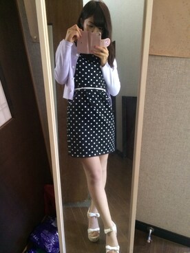 「コクーンスカート」｜「アイテム（ワンピース/ドレス）」を使った、ゆめちんさん（レディース・160cm）の夏コーディネート
