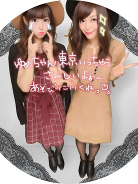 「PROPORTION BODY DRESSING（プロポーションボディドレッシング）のアイテム（帽子）」を使った、ゆめちんさん（レディース・160cm）の冬コーディネート