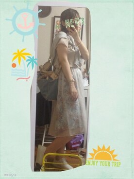 Reyさん(レディース・157cm)の夏コーディネート