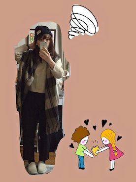 Reyさん（レディース・157cm）の冬コーディネート