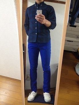 「BEAMES」｜伊集院 和希 さん（メンズ・183cm）の春コーディネート