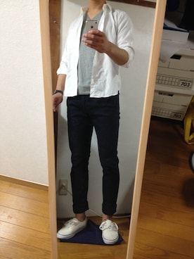 「BEAMES」｜伊集院 和希 さん（メンズ・183cm）の春コーディネート