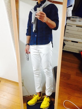 伊集院 和希 さん（メンズ・183cm）の秋コーディネート