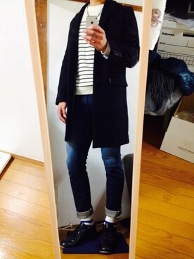 伊集院 和希 さん(メンズ・183cm)の冬コーディネート