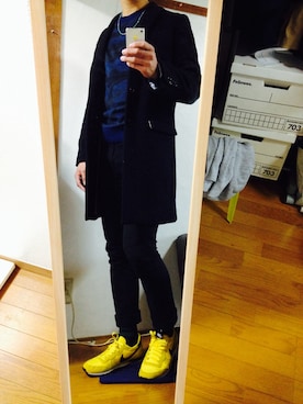 伊集院 和希 さん（メンズ・183cm）の冬コーディネート