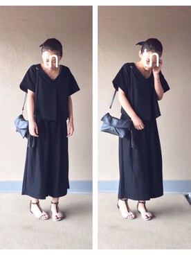 tsunさん（レディース・153cm）の夏コーディネート