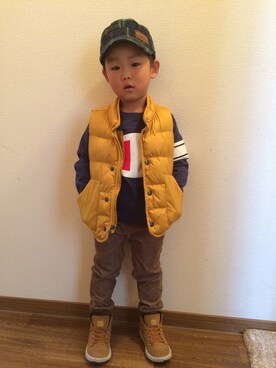 8-sukeさん（キッズ・100cm）の秋コーディネート