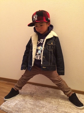 8-sukeさん（キッズ・100cm）の秋コーディネート