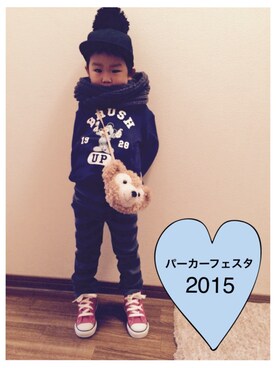 8-sukeさん（キッズ・100cm）の秋コーディネート