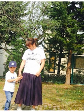 「マヨコーデ」｜8-sukeさん（キッズ・100cm）の春コーディネート