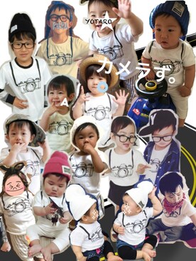 「マヨコーデ」｜8-sukeさん（キッズ・100cm）の春コーディネート