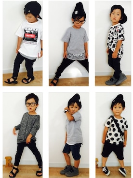 8-sukeさん（キッズ・100cm）の夏コーディネート