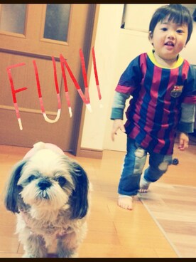「サッカー練習」｜Eさん（キッズ・90cm）の春コーディネート