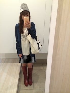 「FREE'S MART（フリーズマート）のアイテム（その他シューズ）」を使った、mayuさん（レディース・155cm）の秋コーディネート