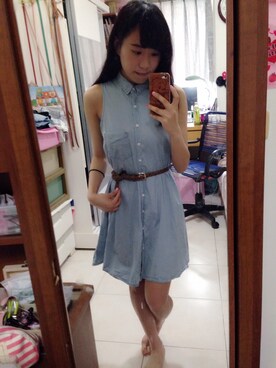 閻妍さんのコーディネート