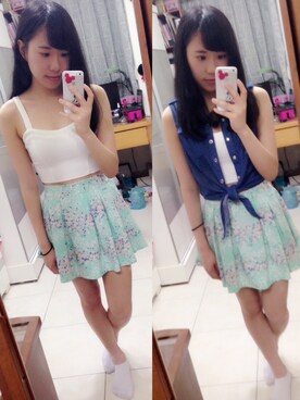 閻妍さんのコーディネート